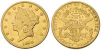 20 dolarów 1890/CC, Carson City, złoto 33.40 g
