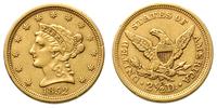 2 1/2 dolarów 1852, Filadelfia, złoto 4.14 g