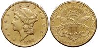 20 dolarów 1891/CC, Carson City, złoto 33.40 g, 