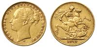 1 funt 1897/M, Melburne, złoto 7.94 g