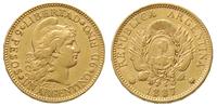 1 argentino = 5 pesos 1887, złoto 8.04 g, Fr 14