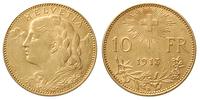 10 franków 1913/B, Berno, złoto 3.22 g, Fr 504