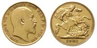 1/2 funta 1902, złoto 3.96 g, Fr 401