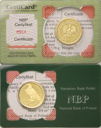 100 złotych 1997, Warszawa, Orzeł Bielik, złoto 