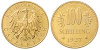 100 szylingów 1927, Wiedeń, złoto 23.53 g