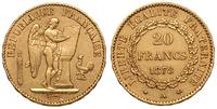 20 franków 1878 A, Paryż, złoto 6.44 g