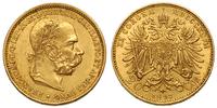 20 koron 1897, Wiedeń, złoto 6.78 g