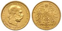 10 koron 1897, Wiedeń, złoto 3.38 g