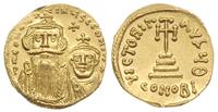 solidus 654-659, Konstantynopol, Aw: Popiersia c