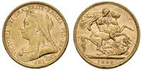 1 funt 1893, złoto "916" 7.95 g