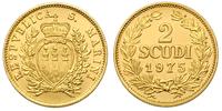 2 scudi 1975, złoto 5.97 g, Friedberg 5