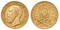 10 marek 1872/G, Karlsruhe, złoto 3.93 g, Jaeger