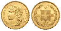 20 franków 1895/B, Berno, złoto 6.45 g, KM. 31.3