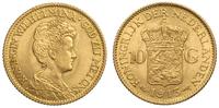 10 guldenów 1913, Utrecht, złoto 6.72 g, ładne