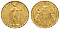 10 koron 1911/KB, Kremnica, złoto 3.38 g