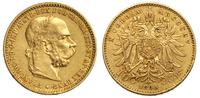 10 koron 1905, Wiedeń, złoto 3.37 g