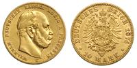 10 marek 1875/C, Frankfurt, złoto 3.91 g, J. 245
