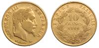 10 franków 1866/BB, Strasburg, złoto 3.17 g