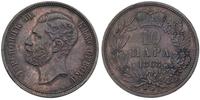 10 para 1868, brąz, rzadka i ładna moneta