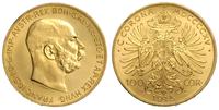 100 koron 1915, NOWE BICIE, złoto 33.87 g