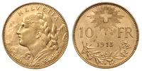 10 franków 1913 B, Berno, złoto 3.22 g