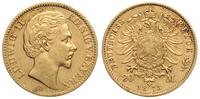 20 marek 1873 / D, Monachium, złoto 7.90 g, J. 1