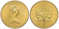 50 dolarów 1982, Maple Leaf, złoto "999" 31.15 g