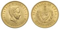 5 peso 1916, złoto 8.35 g, Fr. 4