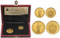 1 i 2 scudo 1974, złoto 2.97 g i 6.00 g (razem 8