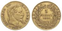 5 franków 1866 / A, Paryż, złoto 1.60 g, Fr. 588