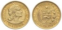 1/2 libra 1908, złoto 3.98 g, Fr. 74