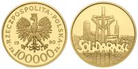 100.000 złotych 1990, Warszawa, Solidarność, zło