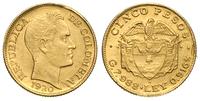 5 peso 1920, złoto próby '916' 8.00 g, Fr. 115