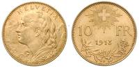 10 franków 1913 B, Berno, złoto 3.23 g, Fr. 504