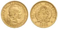 5 peso = 1 argentino 1888, złoto 8.04 g, Fr. 14