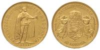 10 koron 1911 / KB, Kremnica, złoto 3.38 g, Fr. 