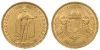 20 koron 1895 / KB, Kremnica, złoto 6.77 g, Fr. 