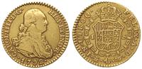 1 escudo 1792, Madryt, złoto 3.33 g, Fr. 298