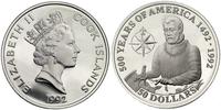 50 dolarów 1992, srebro, 31.45 g, moneta wybita 