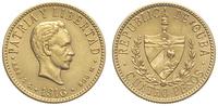 4 peso 1916, Filadelfia, Jose Marti, złoto 6.69 