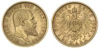 20 marek 1894 F, Stuttgart, złoto 7.93 g, J. 296