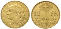 10 franków 1913, złoto 3,22 g