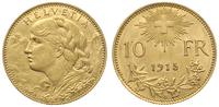 10 franków 1915, złoto 3,23 g