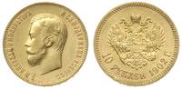 10 rubli  1902/AR, Petersburg, złoto 8.59 g