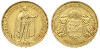 20 koron  1904/KB, Kremnica, złoto 6.77 g