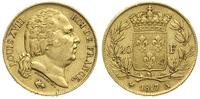 20 franków 1817/A, Paryż, złoto 6.41 g