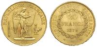 20 franków 1875/A, Paryż, złoto 6.45 g