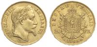 20 franków 1868 / A, Paryż, złoto 6.42 g, Fr. 58