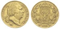 20 franków 1818 / A, Paryż, złoto 6.42 g, Fr. 53