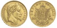 20 franków 1864 / BB, Strasbourg, złoto 6.40 g, 